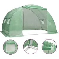 vidaXL Gewächshaus 8 m² 2x4x2 m