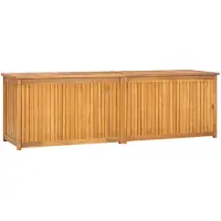 vidaXL Gartenbox 175x50x55 cm Massivholz Teak