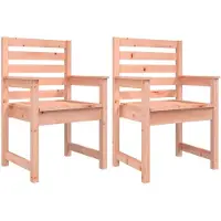 vidaXL Gartenstühle 2 Stk. 60x48x91 cm Massivholz Douglasie