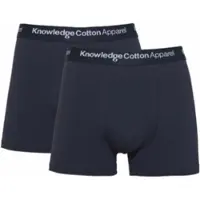KnowledgeCotton Apparel Unterwäsche Anker 2 Pack Herren Total Eclipse-M