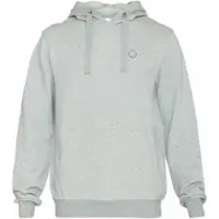 KnowledgeCotton Apparel Hoodie Arvid Basic Hood Badge Sweat Herren Grey Melange-XXXL