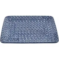Bunzlau Castle Tablett Medium Indigo (18 x 24 cm)