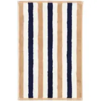 Cawö Gästehandtuch Coast Stripes Navy/Nature (6er Set)