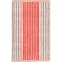 Cawö Gästehandtuch Noblesse Harmony Stripes Coral (6er Set)