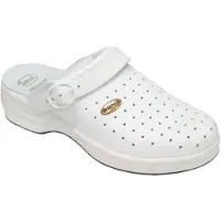 Scholl Medizinische Clogs New Bonus White Unisex-Schuhgröße 45