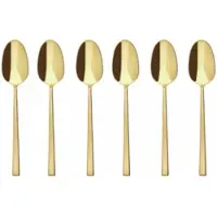Sambonet Tee Löffel Rock PVD Gold (6-teilig)