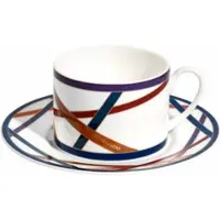 Missoni Tasse & Untertasse Nastri Multicolor 220 ml (Set von 6)
