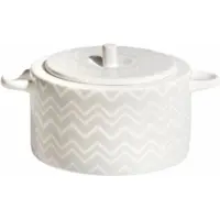 Missoni Suppenterrine Zig Zag White 22 cm