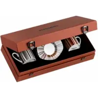 Missoni Geschenkbox Tasse & Untertasse Luxury Gift Box Stripes Jenkins 148 120 ml (Set von 2)