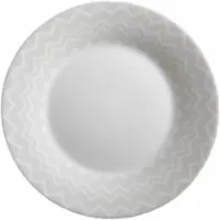 Missoni Dessertteller Zig Zag White 21,5 cm (Set von 6 Stück)