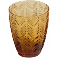 Missoni Wasserglas Zig Zag Amber 350 ml (Set von 6 Stück)