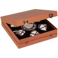 Missoni Geschenkbox Tasse & Untertasse Luxury Gift Box Nastri Multicolor 120ml (Set von 6)