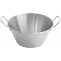 Paderno Rührschüssel Satin Steel 32 cm mit Griffen