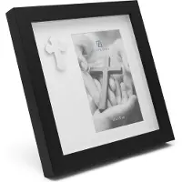 Zilverstad Fotorahmen Memory mit Kreuz Ikone Schwarz 10x15 cm