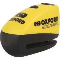 Oxford Screamer 7 Scheibenschloss Ø7mm Gelb/Schwarz