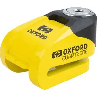 Oxford Quarz XD6 Scheibenschloss - Ø6mm gelb/schwarz