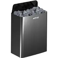 Harvia Saunaöfen The Wall E Black Steel 1/3 phase 9.0 kW | separate Steuerung erforderlich | HSWE900400M