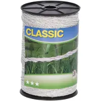 Kerbl Classic Weidezaunlitze, 500m weiß 6x 0,20 weiß - 449112 - weiß