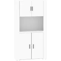 vidaXL Highboard Weiß Holzwerkstoff