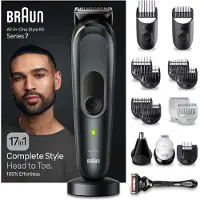 Braun AIO7560, Schwarz, Blau, 0,5 mm, 2,1 cm, Universal, Akku, 120 min