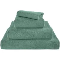 Abyss & Habidecor Waschlappen Twill Evergreen (17 x 22 cm)