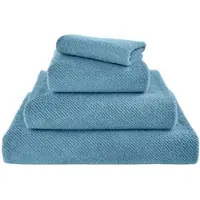 Abyss & Habidecor Waschlappen Twill Bluestone (17 x 22 cm)