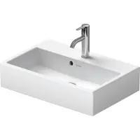 Duravit Möbelwaschtisch Comp geschli. Vero Air 60x40cm, o. HL, m HLB, o. Überlauf, weiß