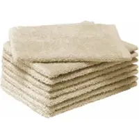 MOODIT Waschlappen Troy Sand (Set von 8 Stück)