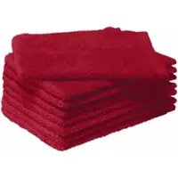 MOODIT Waschlappen Troy Deep Red (Set von 8 Stück)