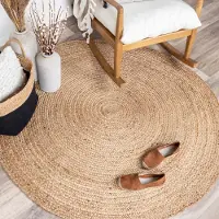 NATURL. Jute Teppich Rund - Fair Natur Ø 220 cm