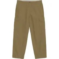 KnowledgeCotton Apparel Hose Fig Loose Cargo Poplin Herren Burned Olive-XL
