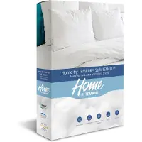 Tempur Home by Matratzenschoner – Soft TENCEL – Wasserdicht, Wärmeregulierend, Anti-Allergie – 140 × 210 × 25 cm – Weiß