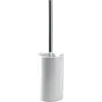 DECOR WALTHER WC-Bürstenhalter DW 6100 Weiß Chrom