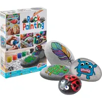 Creative Craft Lab Malen auf Kieselsteinen mit Aufklebern