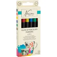 Creative Craft Group - Glass & porcelain markers (6 pcs) (AR0138/GE)