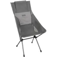 Helinox Campingstuhl Sunset Chair (hohe Rückenlehne, neue verstellbare Kopfstütze) charcoalgrau