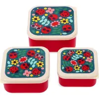 Rex London Snack-Boxen 3er-Set Ladybird