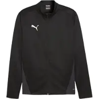 Puma Trainingsjacke "TEAMGOAL TRAINING JACKET" ohne Kapuze sportlicher Stil, atmungsaktives Material, mit Reißverschlusstaschen