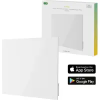 Hombli Smart Infrarot Flächenheizung Heizkörper - 400 Watt - Smart App - Integrierter Thermostat - 10m² - Wandmontage - Weiß