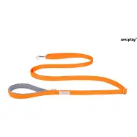Amiplay Easy Fix verstellbare Leine Samba L Orange