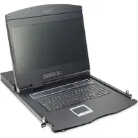 Digitus Modulare Konsole mit 19 TFT (48,3cm), 16-Port CAT 5 KVM & Touchpad, italienischer Tastatur, 48,3 cm (19 Zoll), 1366 x 768 Pixel, 1000:1, TFT, 16,78 Millionen Farben, Cat 5