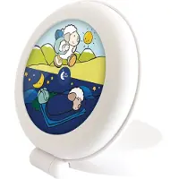Claessens Kids Kidsleep Globetrotter: Weißer Schlaftrainer und Kinderwecker