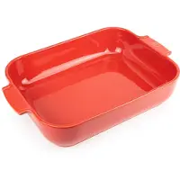 Peugeot Auflaufform Appolia Rechteckig Rot 34 cm