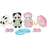 Sylvanian Families Kindergarten Friends-rainy Day Duo (5748) Puppenhaus