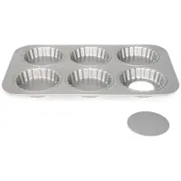 Patisse Kuchenform für 6 Stücke Silvertop