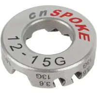 CnSPOKE Spoke Wrench Key Silber 12-15
