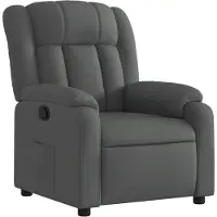 vidaXL Relaxsessel Dunkelgrau Stoff