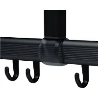 Sealskin Duschvorhangstangen-Set Easy Roll Zwart 90 x 90 x 90 cm