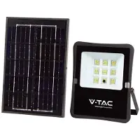 V-TAC LED-Solar-Flutlicht 6W 4000K 400LM
