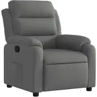 vidaXL Relaxsessel Dunkelgrau Stoff